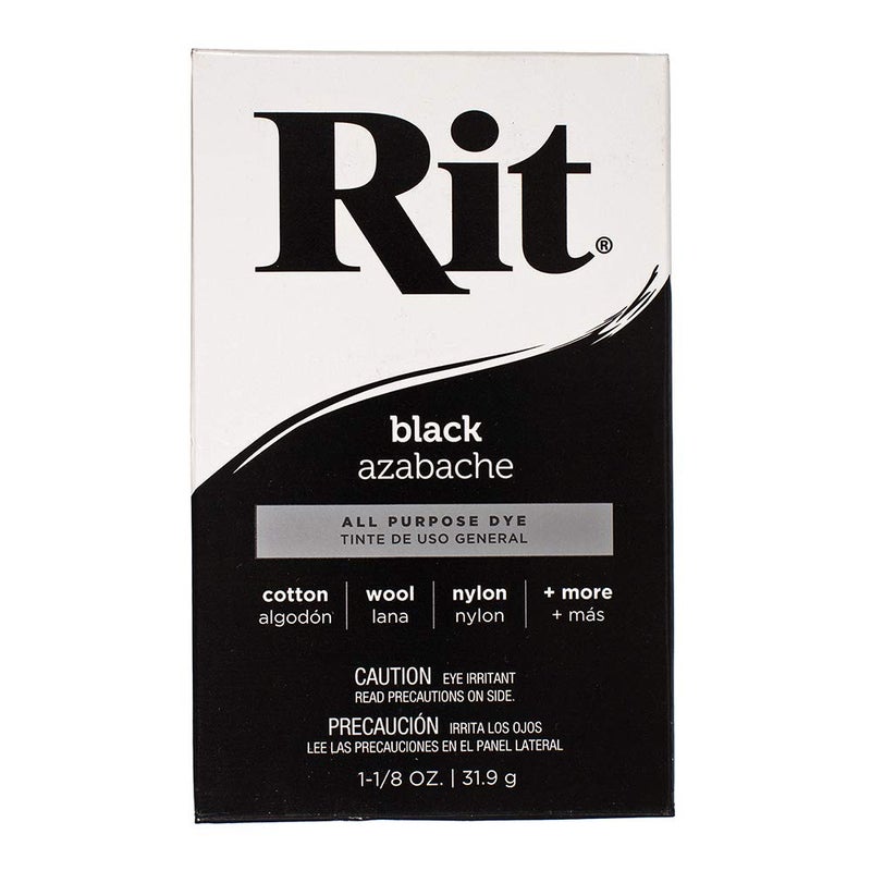 RIT All Purpose Concentrated Rit Dye Powder Single Pack for Clothing, DÃ©cor, and Crafts â€“ Black - Image 1